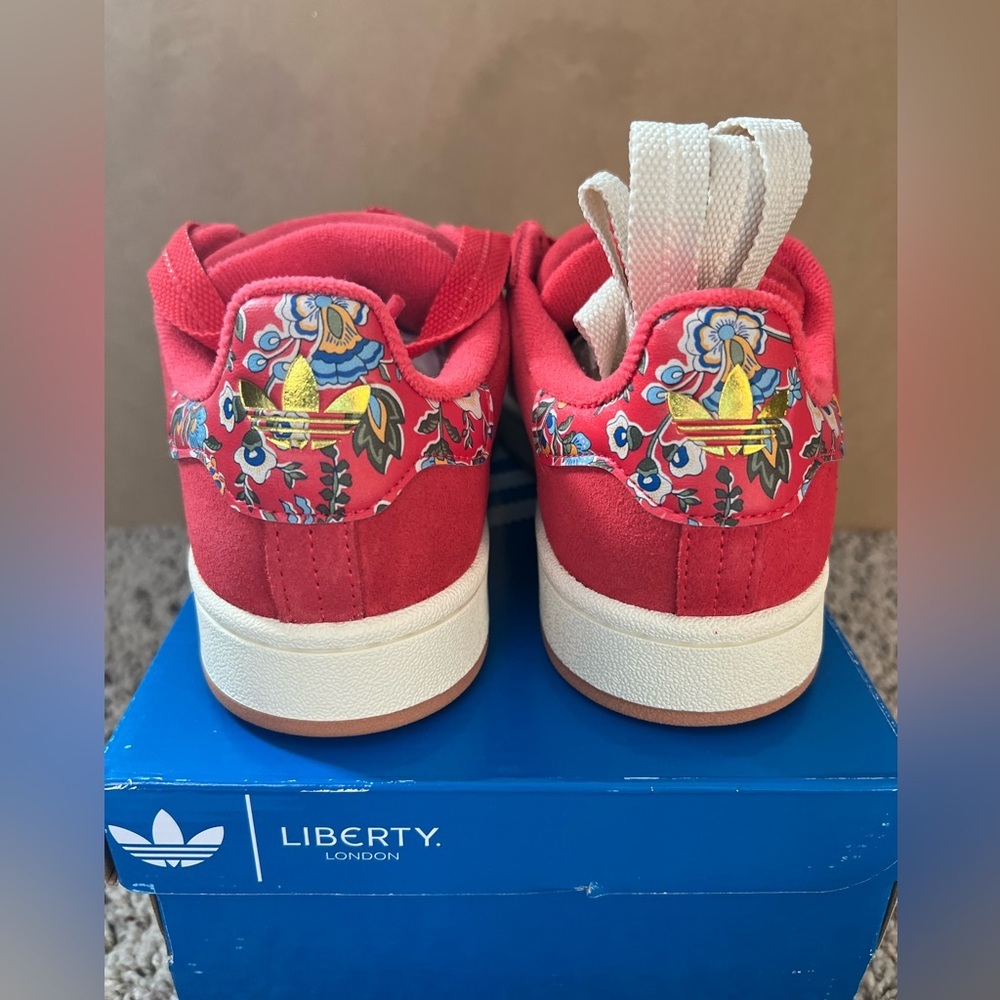ADIDAS CAMPUS 00S X LIBERTY LONDON SHOES Size 6.5 NIB - Picture 5 of 10